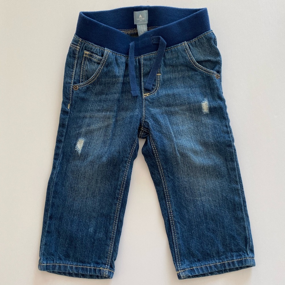 Distressed toddler jeans